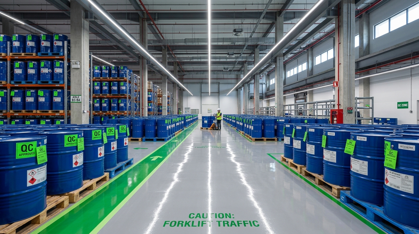 Approved Raw Material Storage Area